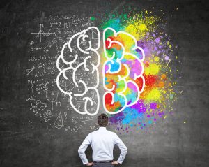 Right,And,Left,Hemispheres,,Creative,And,Analytical,Thinking,Concept,With