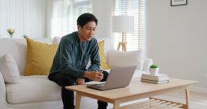 Gen,Z,Asia,People,Male,Guy,Work,At,Home,Office
